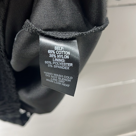 Lulus Allure Em In Black Lace Flounce Sleeve Dress Size Medium - Picture 6 of 7